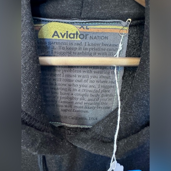 BNWT! Aviator Nation hoodie, XL. - Picture 2 of 16